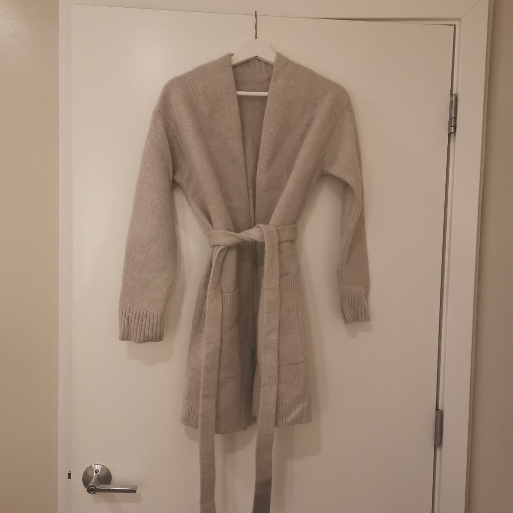 'Sienna' Merino Wool Sweater Coat